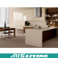 Reiner weißer MDF-Küche-Schrank-Möbel Heißer Verkauf (AIS-K070)